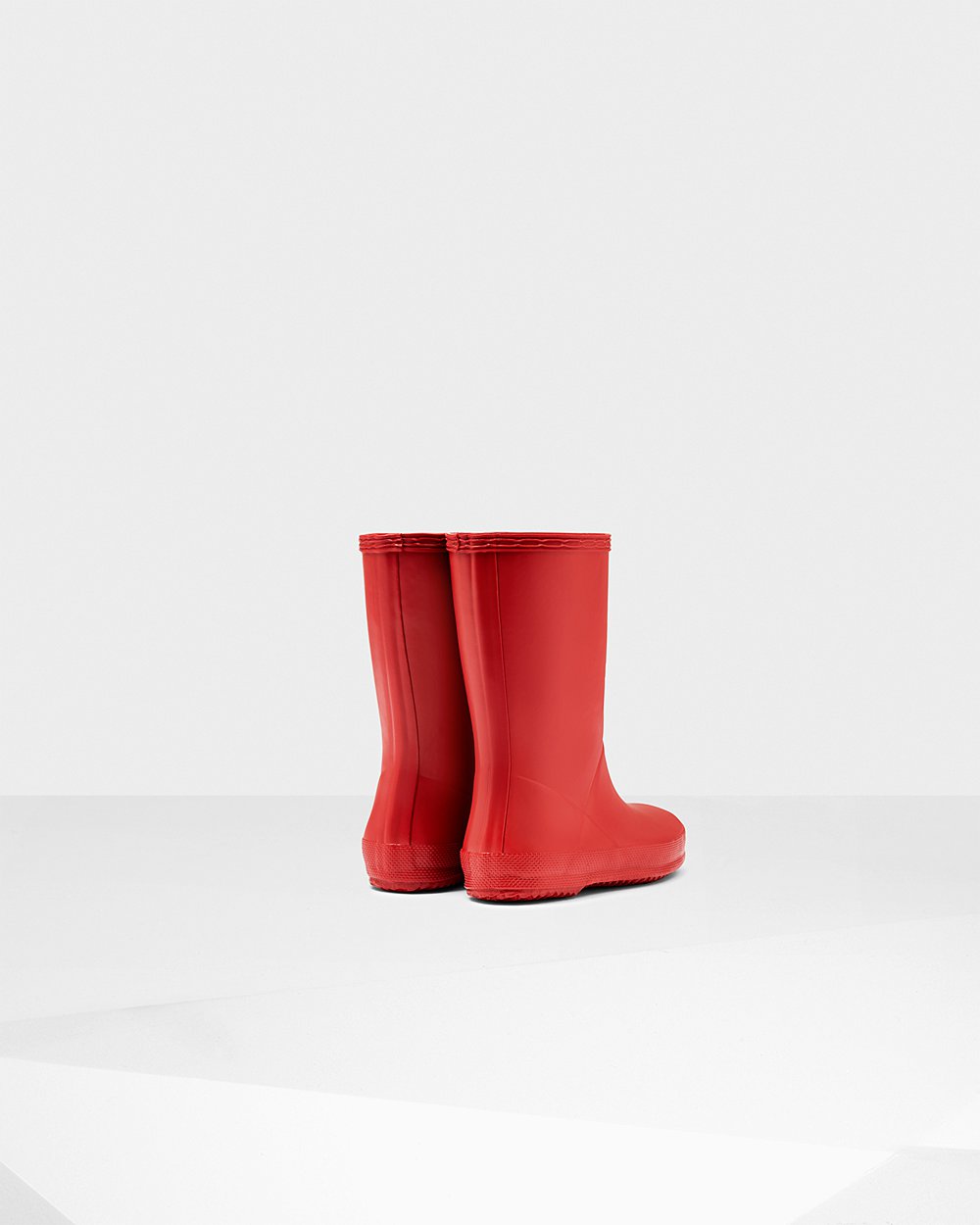 Hunter Original First Classic Rain Boots - Shop Online Kids Red - QRWAVD031